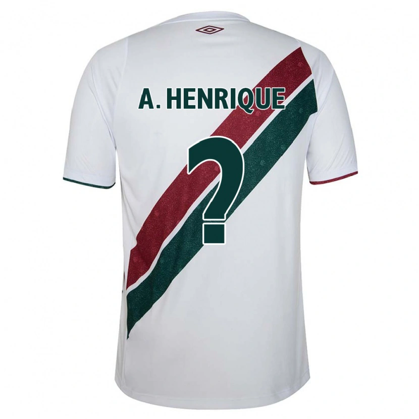 Danxen Kobiety Arthur Henrique #0 Zielony Bordowy Biały Wyjazdowa Koszulka 2025/26 Koszulki Klubowe