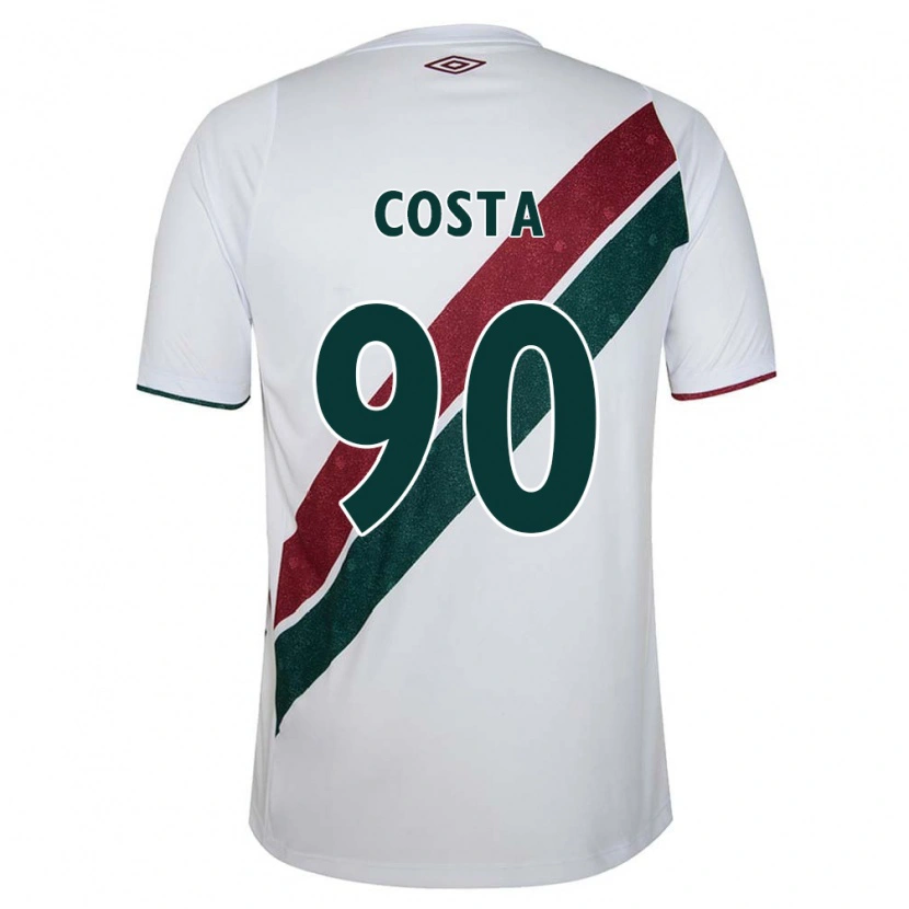 Danxen Kobiety Douglas Costa #90 Zielony Bordowy Biały Wyjazdowa Koszulka 2025/26 Koszulki Klubowe