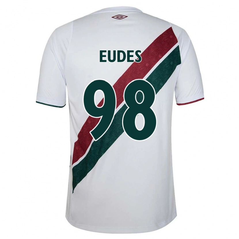 Danxen Kobiety Vitor Eudes #98 Zielony Bordowy Biały Wyjazdowa Koszulka 2025/26 Koszulki Klubowe