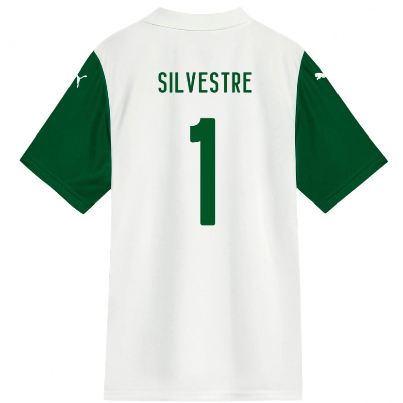 Danxen Kobiety Vinicius Silvestre #1 Zielony Biały Wyjazdowa Koszulka 2025/26 Koszulki Klubowe