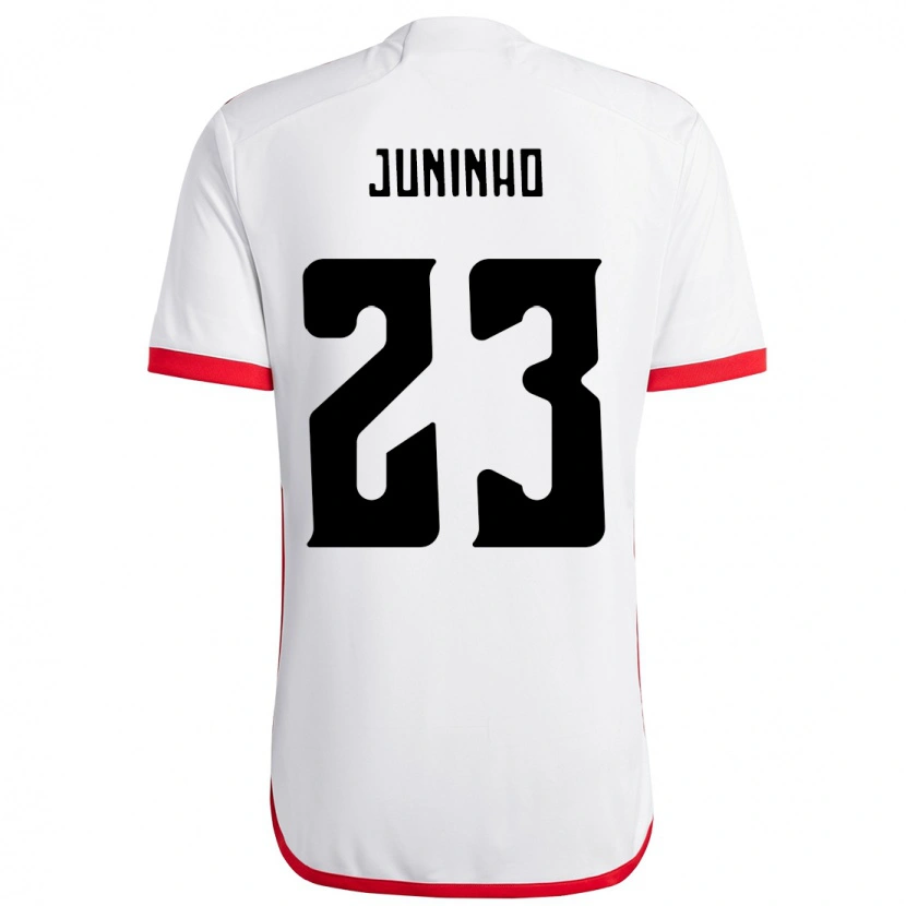Danxen Kobiety Juninho #23 Czerwony Czarny Wyjazdowa Koszulka 2025/26 Koszulki Klubowe