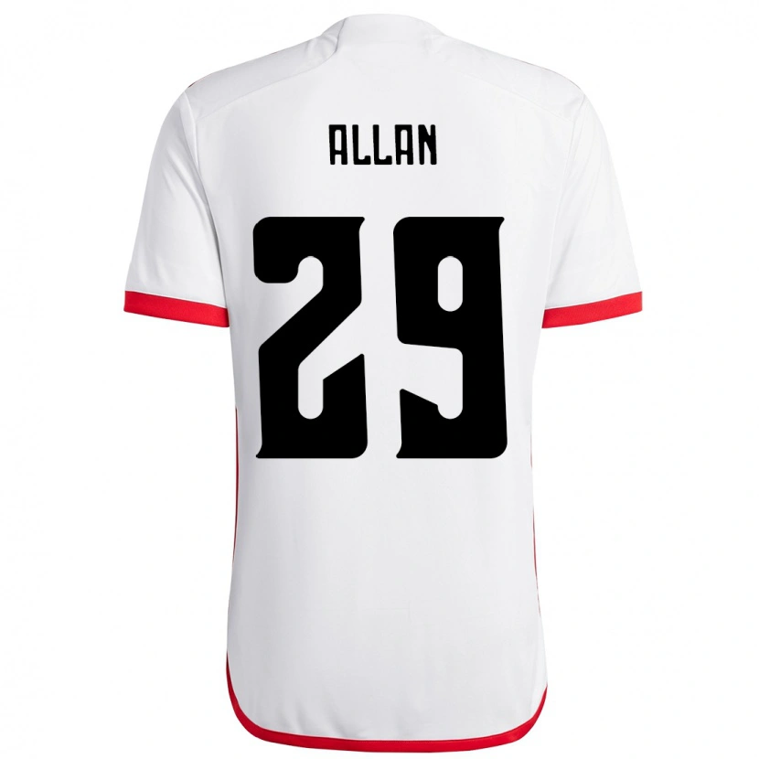 Danxen Kobiety Allan #29 Czerwony Czarny Wyjazdowa Koszulka 2025/26 Koszulki Klubowe