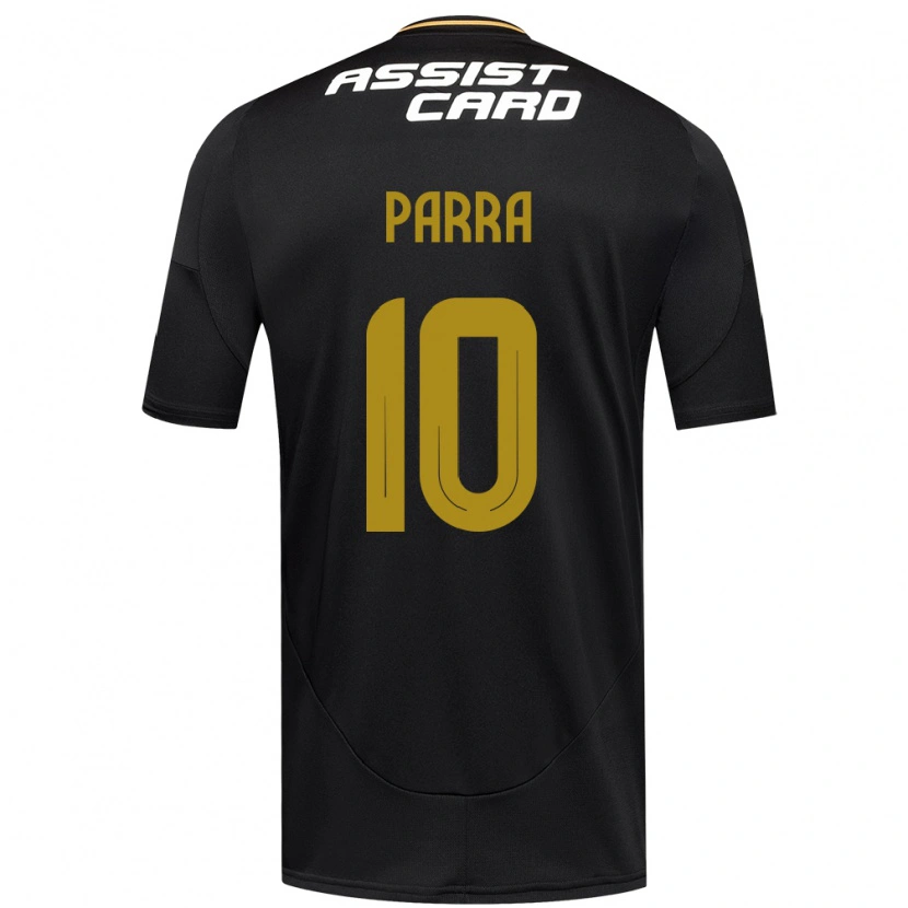 Danxen Kobiety Pablo Parra #10 Czarny Biały Wyjazdowa Koszulka 2025/26 Koszulki Klubowe