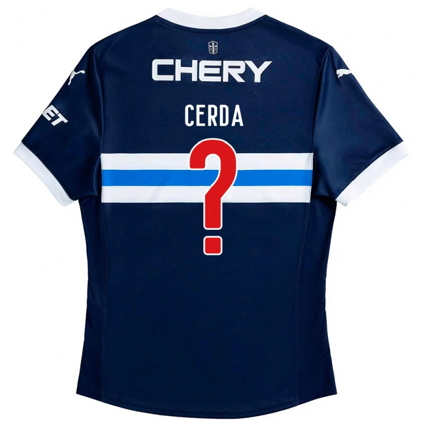 Danxen Kobiety Axel Cerda #0 Czarny Niebieski Wyjazdowa Koszulka 2025/26 Koszulki Klubowe