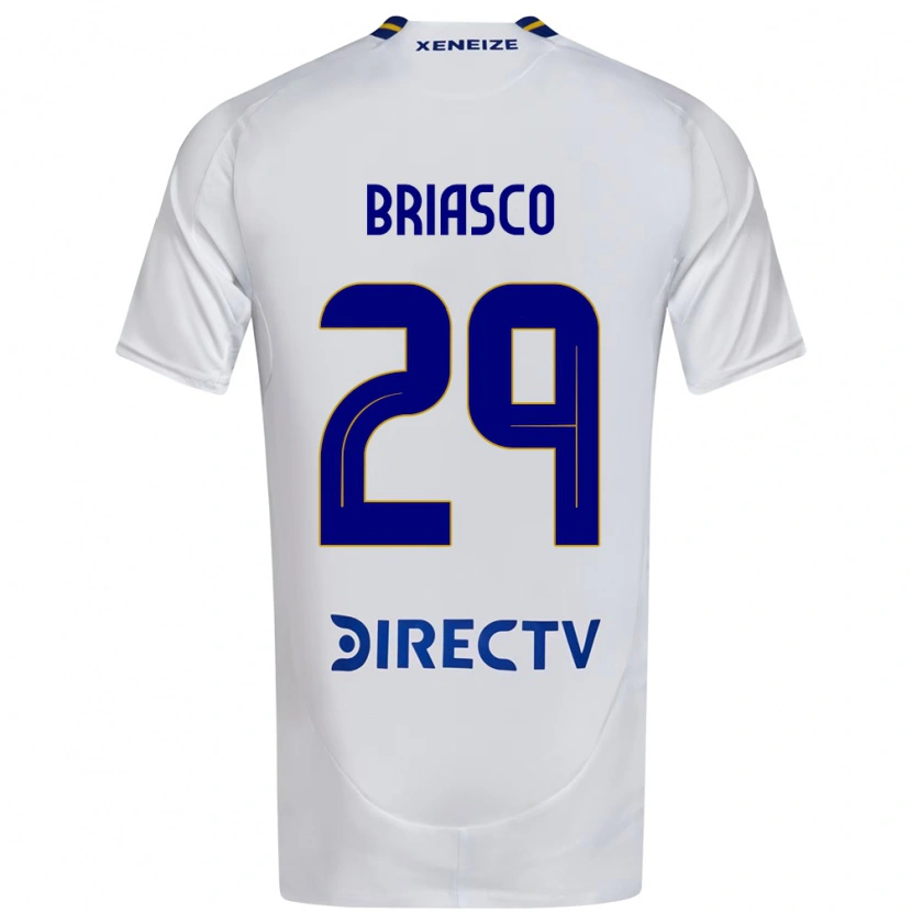 Danxen Kobiety Norberto Briasco #29 Królewski Niebieski Żółty Wyjazdowa Koszulka 2025/26 Koszulki Klubowe