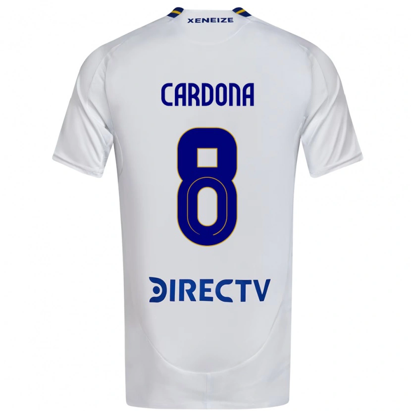 Danxen Kobiety Edwin Cardona #8 Królewski Niebieski Żółty Wyjazdowa Koszulka 2025/26 Koszulki Klubowe
