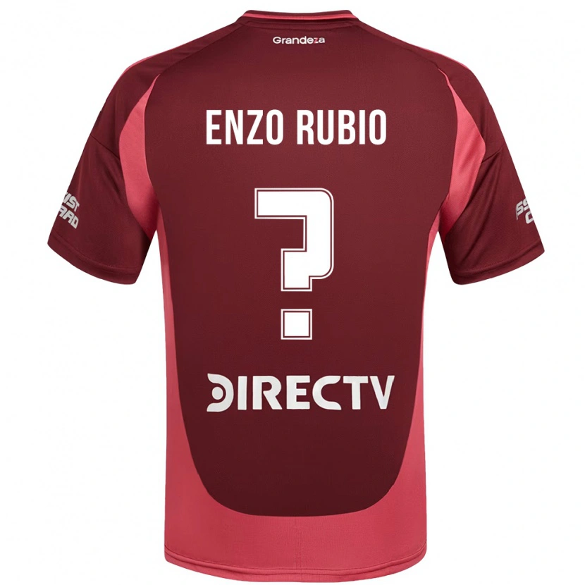 Danxen Kobiety Enzo Rubio #0 Biały Czerwony Wyjazdowa Koszulka 2025/26 Koszulki Klubowe