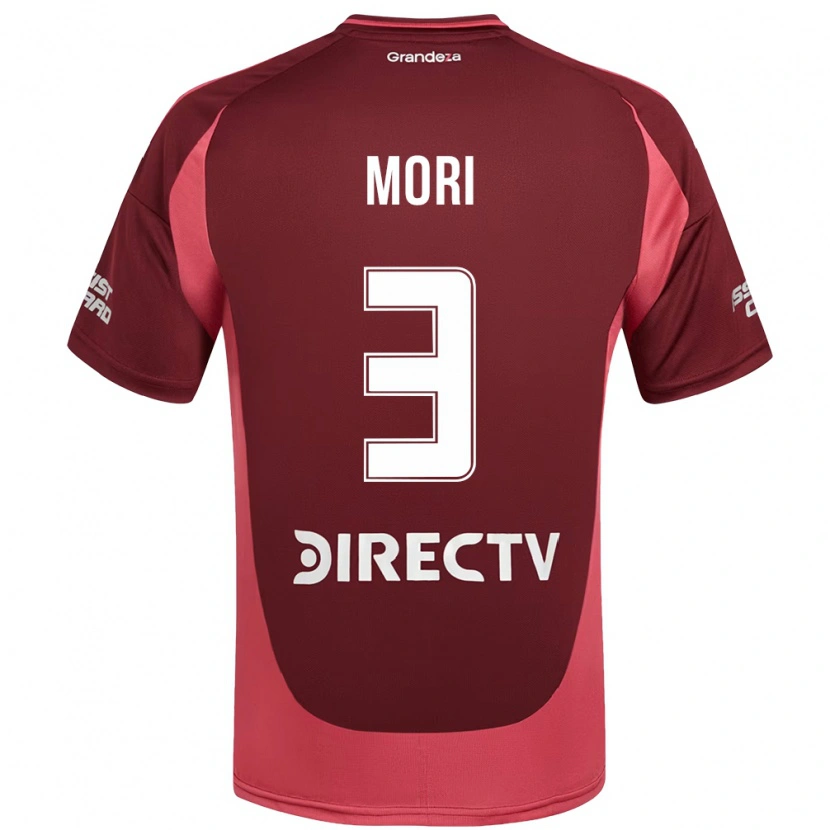 Danxen Kobiety Ramiro Funes Mori #3 Biały Czerwony Wyjazdowa Koszulka 2025/26 Koszulki Klubowe