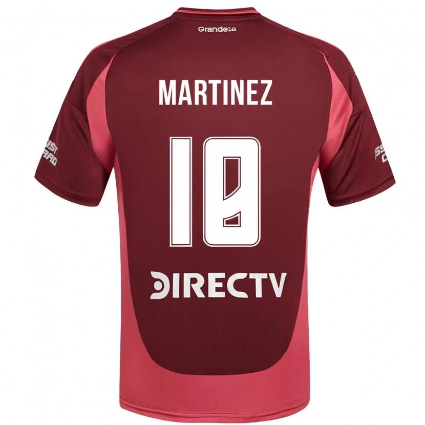 Danxen Kobiety Gonzalo Martínez #18 Burgundzki Magenta Wyjazdowa Koszulka 2025/26 Koszulki Klubowe