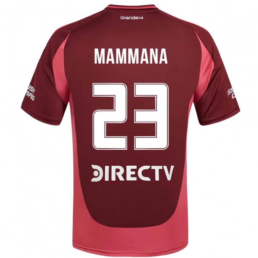 Danxen Kobiety Emanuel Mammana #23 Biały Czerwony Wyjazdowa Koszulka 2025/26 Koszulki Klubowe