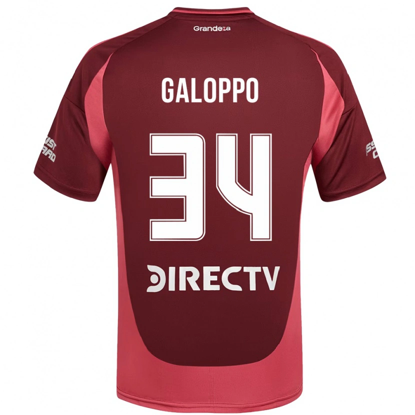 Danxen Kobiety Giuliano Galoppo #34 Biały Czerwony Wyjazdowa Koszulka 2025/26 Koszulki Klubowe