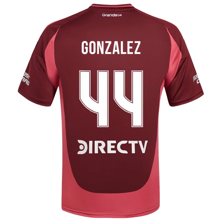 Danxen Kobiety Alexis González #44 Biały Czerwony Wyjazdowa Koszulka 2025/26 Koszulki Klubowe