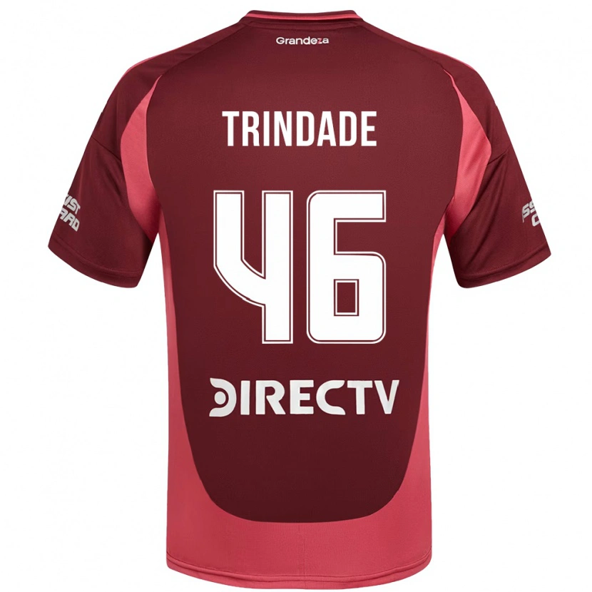 Danxen Kobiety Gonzalo Trindade #46 Burgundzki Magenta Wyjazdowa Koszulka 2025/26 Koszulki Klubowe