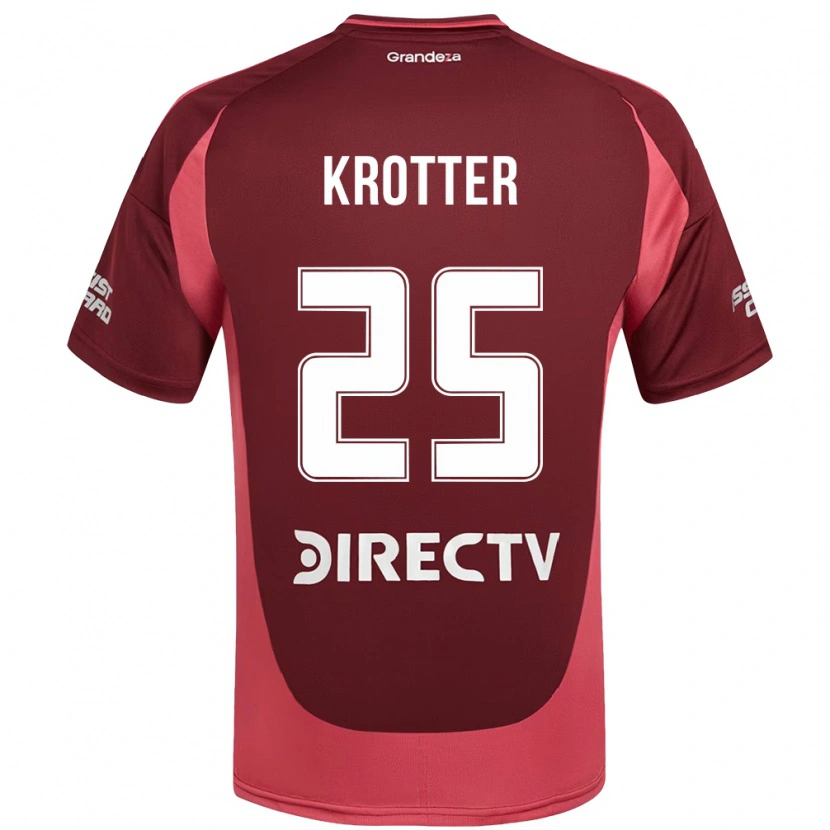 Danxen Kobiety Martina Krotter #25 Burgundzki Magenta Wyjazdowa Koszulka 2025/26 Koszulki Klubowe