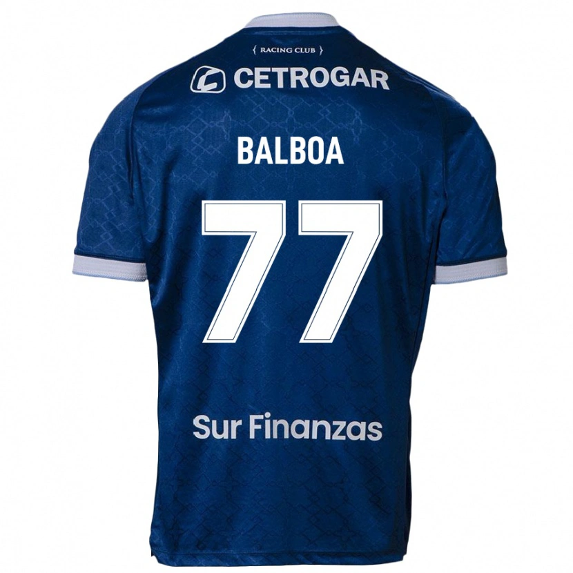 Danxen Kobiety Adrián Balboa #77 Błękitny Wyjazdowa Koszulka 2025/26 Koszulki Klubowe
