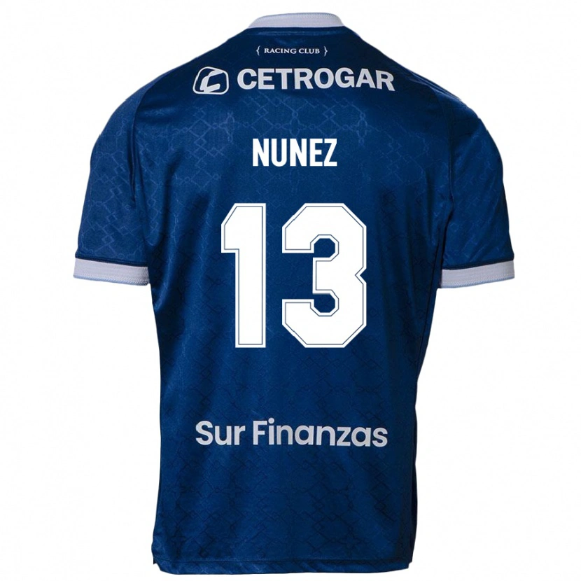 Danxen Kobiety Matias Nunez #13 Błękitny Wyjazdowa Koszulka 2025/26 Koszulki Klubowe