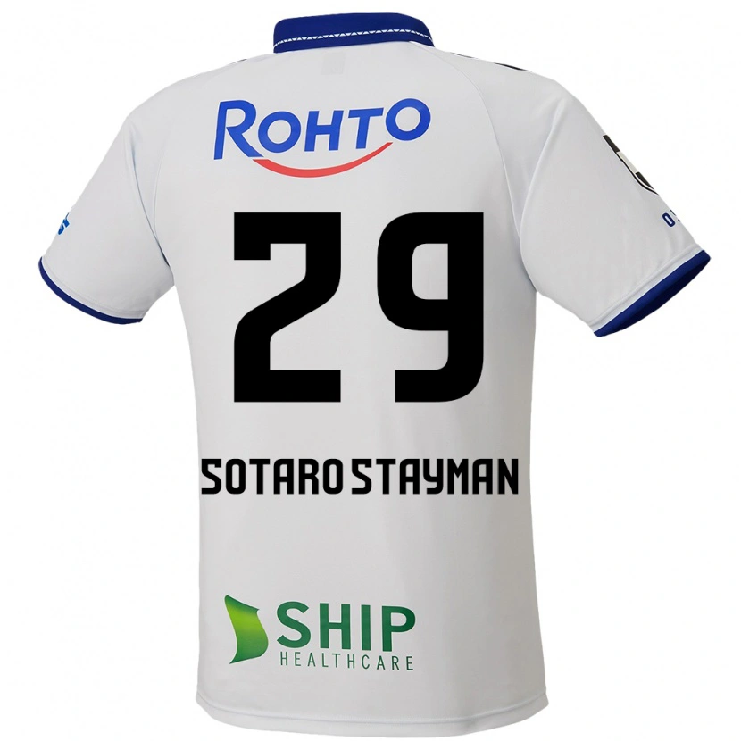Danxen Kobiety Joshua Sotaro Stayman #29 Niebieski Biały Czarny Wyjazdowa Koszulka 2025/26 Koszulki Klubowe