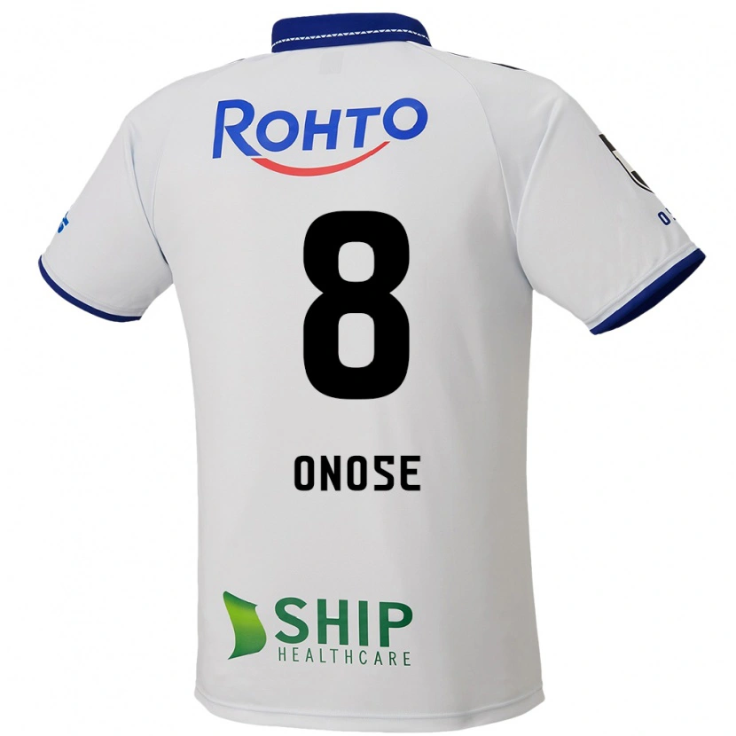 Danxen Kobiety Kosuke Onose #8 Niebieski Biały Czarny Wyjazdowa Koszulka 2025/26 Koszulki Klubowe