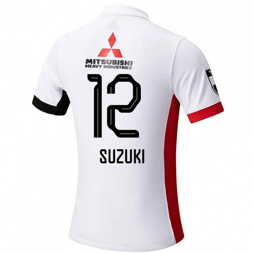 Danxen Kobiety Zion Suzuki #12 Czerwony Biały Wyjazdowa Koszulka 2025/26 Koszulki Klubowe