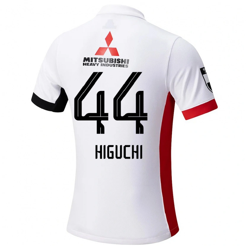 Danxen Kobiety Yota Higuchi #44 Biały Czarny Wyjazdowa Koszulka 2025/26 Koszulki Klubowe