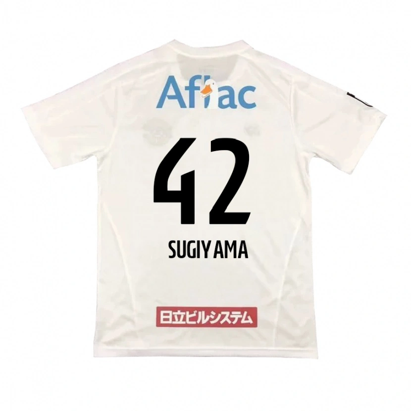 Danxen Kobiety Shunnosuke Sugiyama #42 Czarny Żółty Wyjazdowa Koszulka 2025/26 Koszulki Klubowe