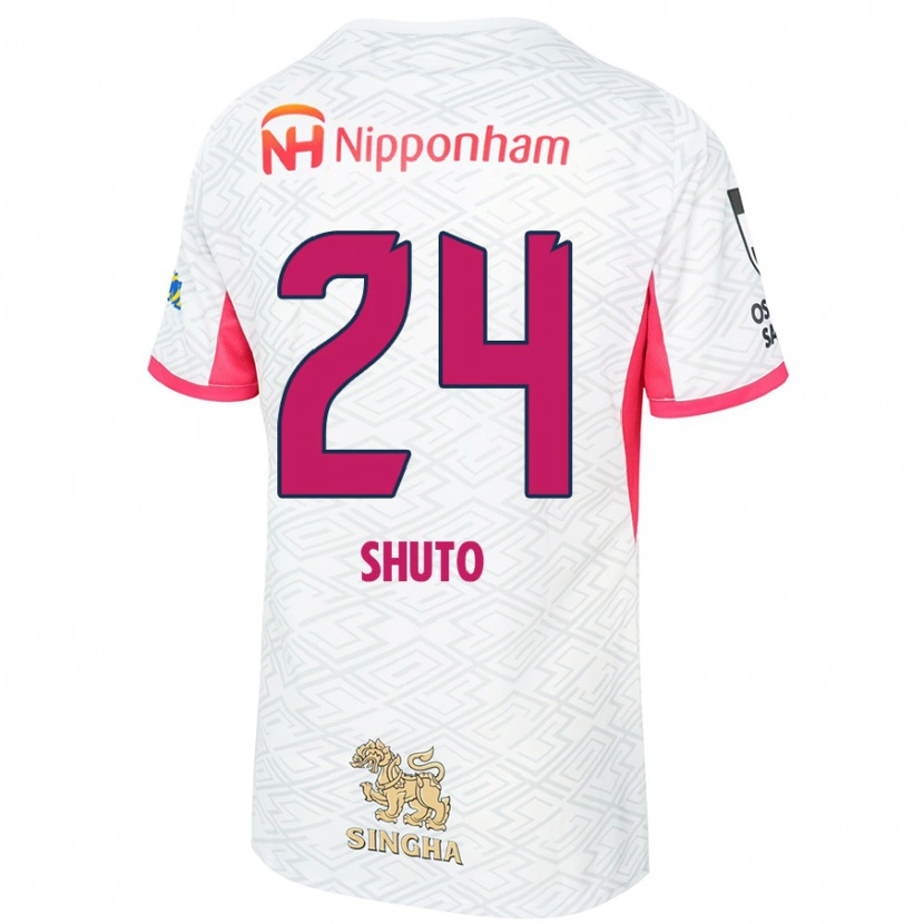 Danxen Kobiety Nozomi Shuto #24 Sakura Różowy Biały Wyjazdowa Koszulka 2025/26 Koszulki Klubowe