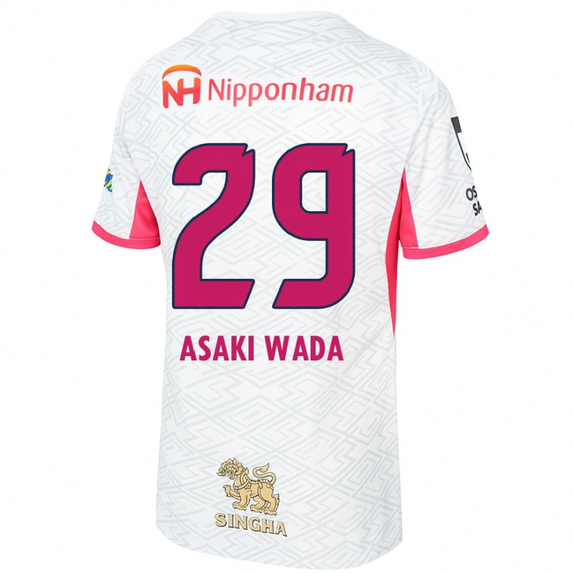 Danxen Kobiety Asaki Wada #29 Sakura Różowy Biały Wyjazdowa Koszulka 2025/26 Koszulki Klubowe