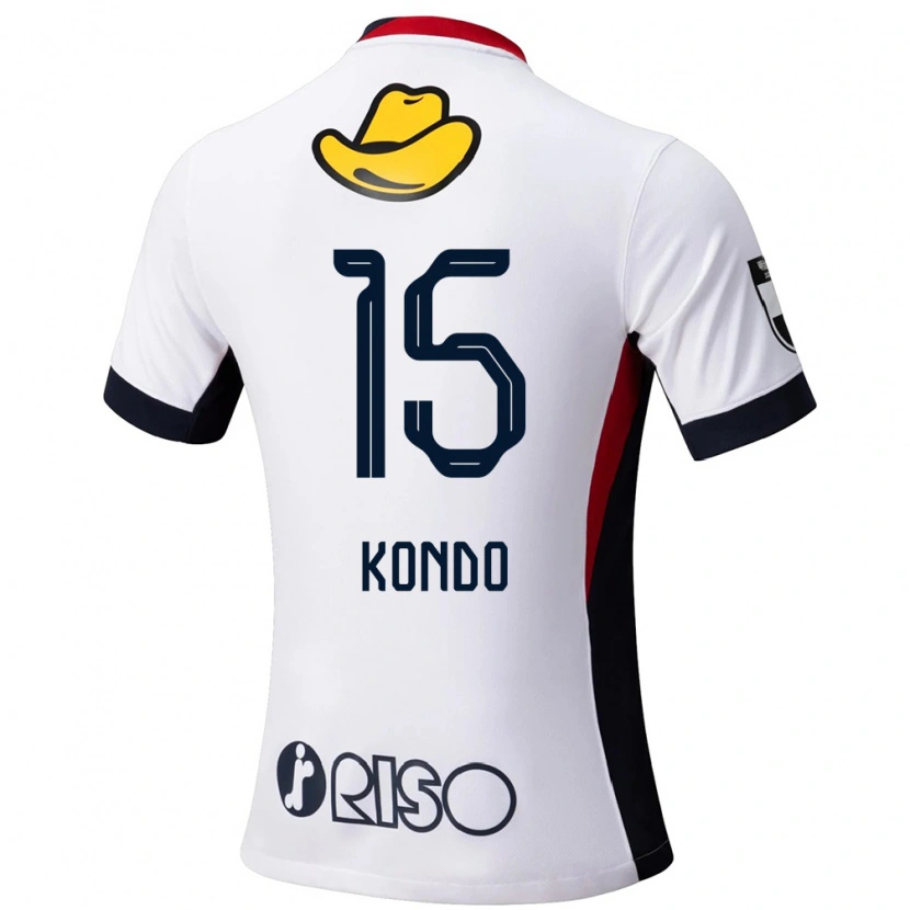 Danxen Kobiety Daisuke Kondo #15 Czerwony Czarny Wyjazdowa Koszulka 2025/26 Koszulki Klubowe