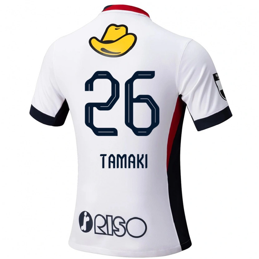 Danxen Kobiety Amon Tamaki #26 Czerwony Czarny Wyjazdowa Koszulka 2025/26 Koszulki Klubowe
