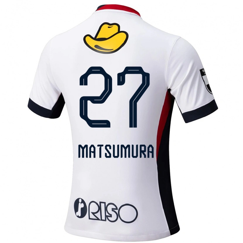 Danxen Kobiety Yuta Matsumura #27 Czerwony Czarny Wyjazdowa Koszulka 2025/26 Koszulki Klubowe