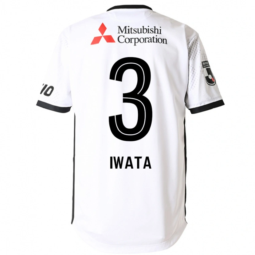 Danxen Kobiety Yuki Iwata #3 Biały Czarny Wyjazdowa Koszulka 2025/26 Koszulki Klubowe