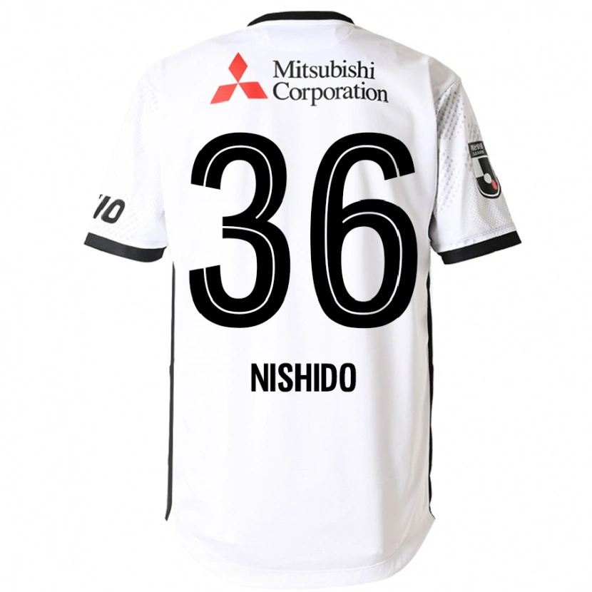 Danxen Kobiety Hisatoshi Nishido #36 Królewski Niebieski Biały Wyjazdowa Koszulka 2025/26 Koszulki Klubowe