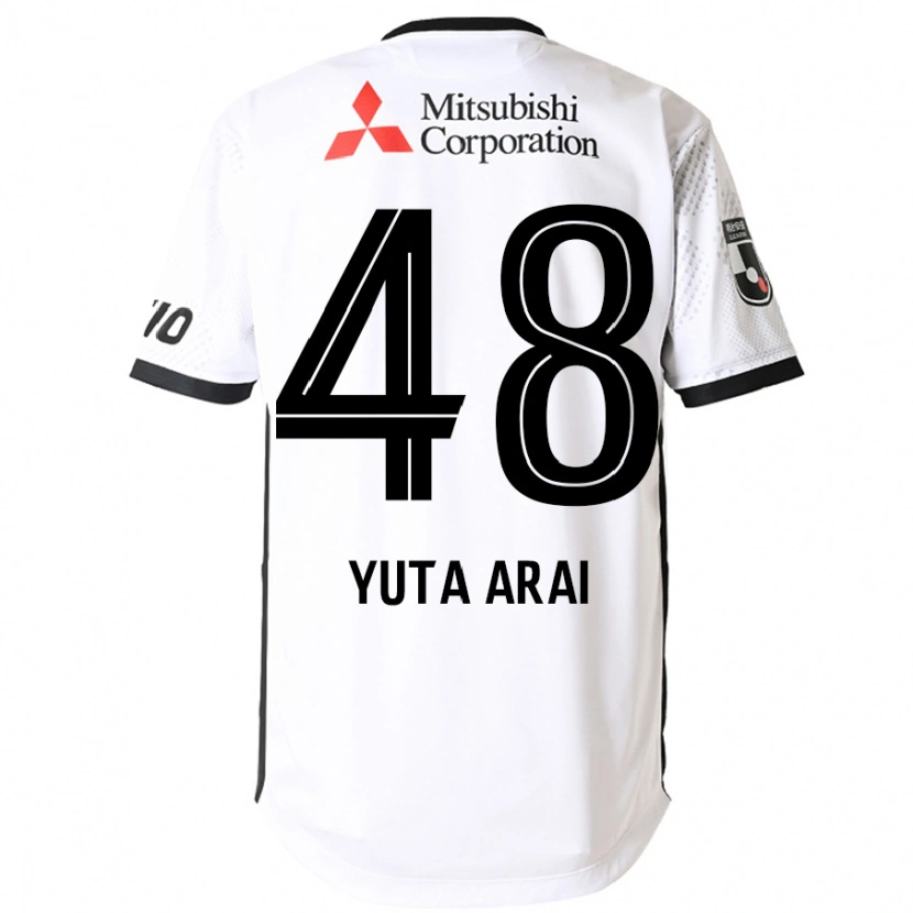 Danxen Kobiety Yuta Arai #48 Królewski Niebieski Biały Wyjazdowa Koszulka 2025/26 Koszulki Klubowe