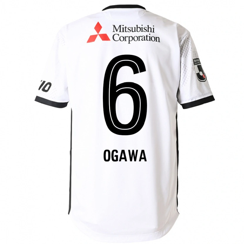 Danxen Kobiety Ryoya Ogawa #6 Królewski Niebieski Biały Wyjazdowa Koszulka 2025/26 Koszulki Klubowe