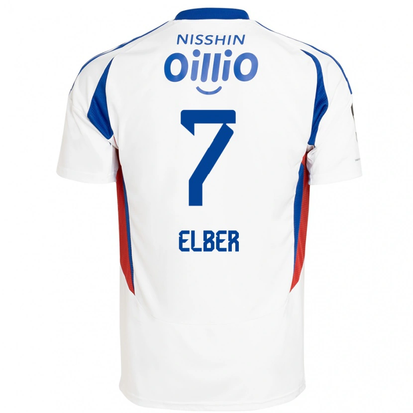 Danxen Kobiety Élber #7 Królewski Niebieski Biały Wyjazdowa Koszulka 2025/26 Koszulki Klubowe