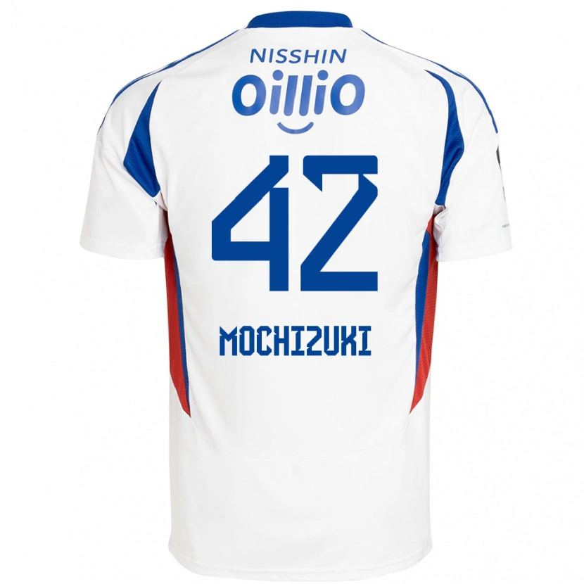 Danxen Kobiety Kohei Mochizuki #42 Królewski Niebieski Biały Wyjazdowa Koszulka 2025/26 Koszulki Klubowe