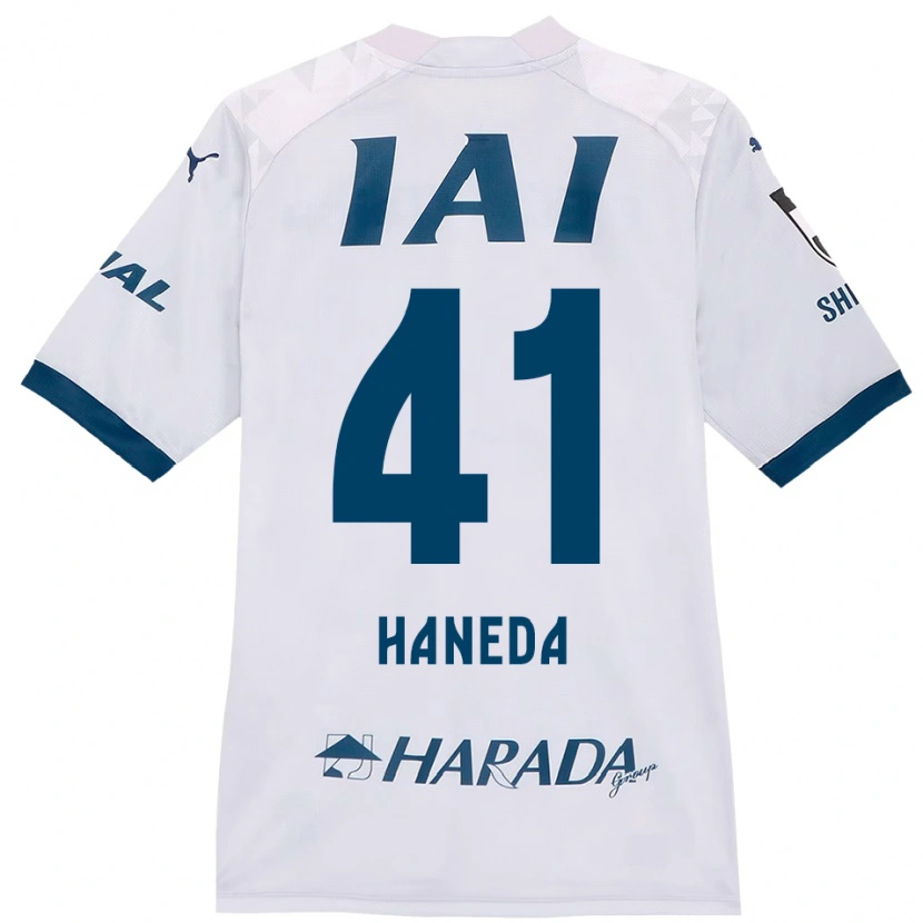 Danxen Kobiety Kento Haneda #41 Biały Królewski Niebieski Wyjazdowa Koszulka 2025/26 Koszulki Klubowe