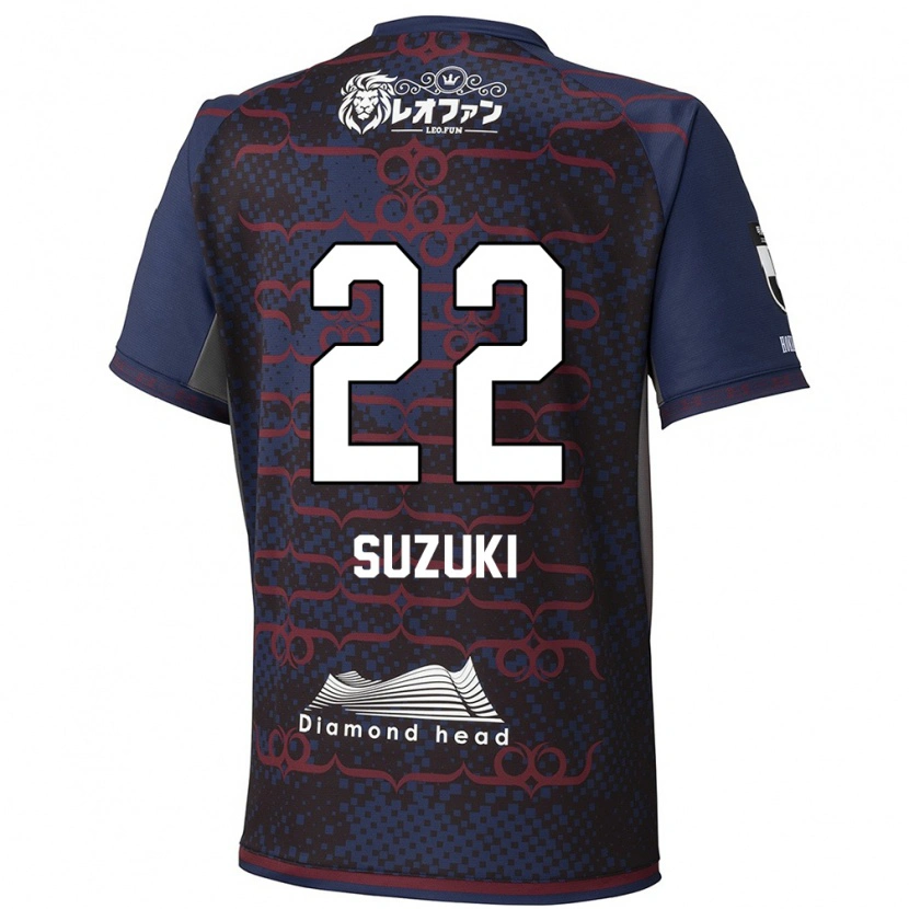 Danxen Kobiety So Suzuki #22 Czerwony Czarny Wyjazdowa Koszulka 2025/26 Koszulki Klubowe