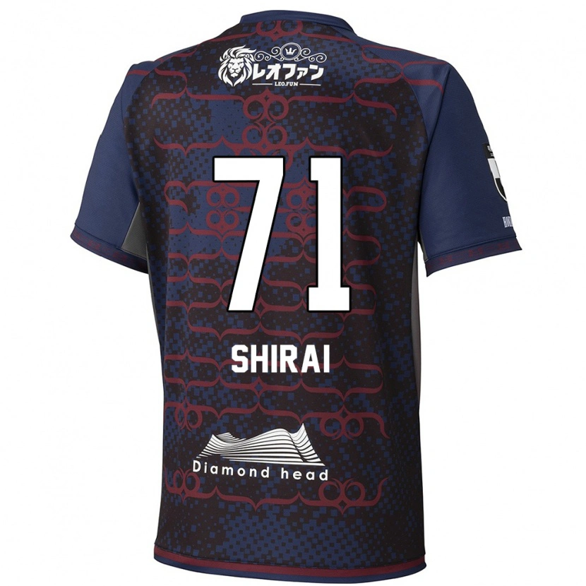 Danxen Kobiety Haruto Shirai #71 Czerwony Czarny Wyjazdowa Koszulka 2025/26 Koszulki Klubowe