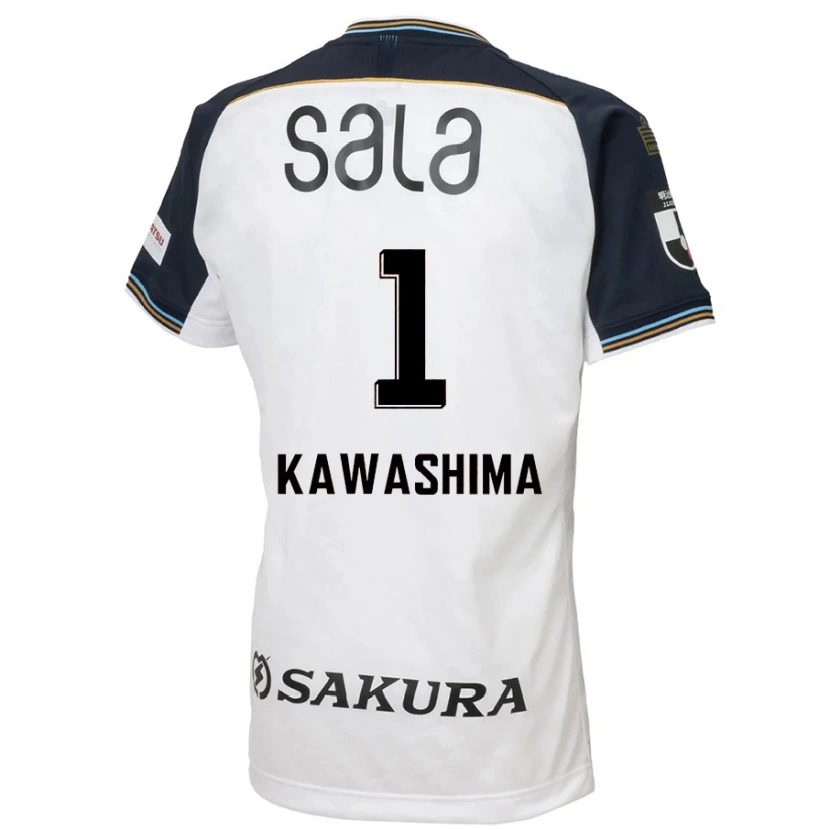 Danxen Kobiety Eiji Kawashima #1 Biały Czarny Wyjazdowa Koszulka 2025/26 Koszulki Klubowe