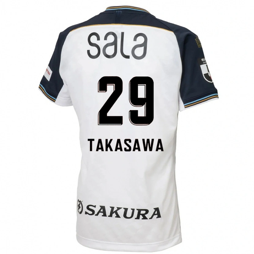 Danxen Kobiety Kaito Takasawa #29 Błękitny Czarny Wyjazdowa Koszulka 2025/26 Koszulki Klubowe