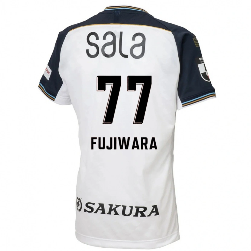 Danxen Kobiety Kensuke Fujiwara #77 Błękitny Czarny Wyjazdowa Koszulka 2025/26 Koszulki Klubowe