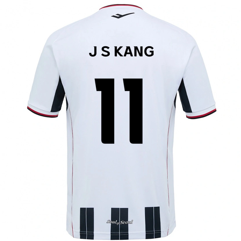Danxen Kobiety Seong-Jin Kang #11 Czarny Czerwony Wyjazdowa Koszulka 2025/26 Koszulki Klubowe