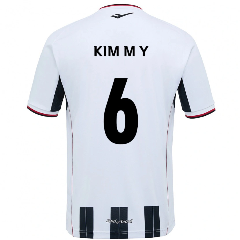 Danxen Kobiety Kim Mi-Yeon #6 Czarny Czerwony Wyjazdowa Koszulka 2025/26 Koszulki Klubowe