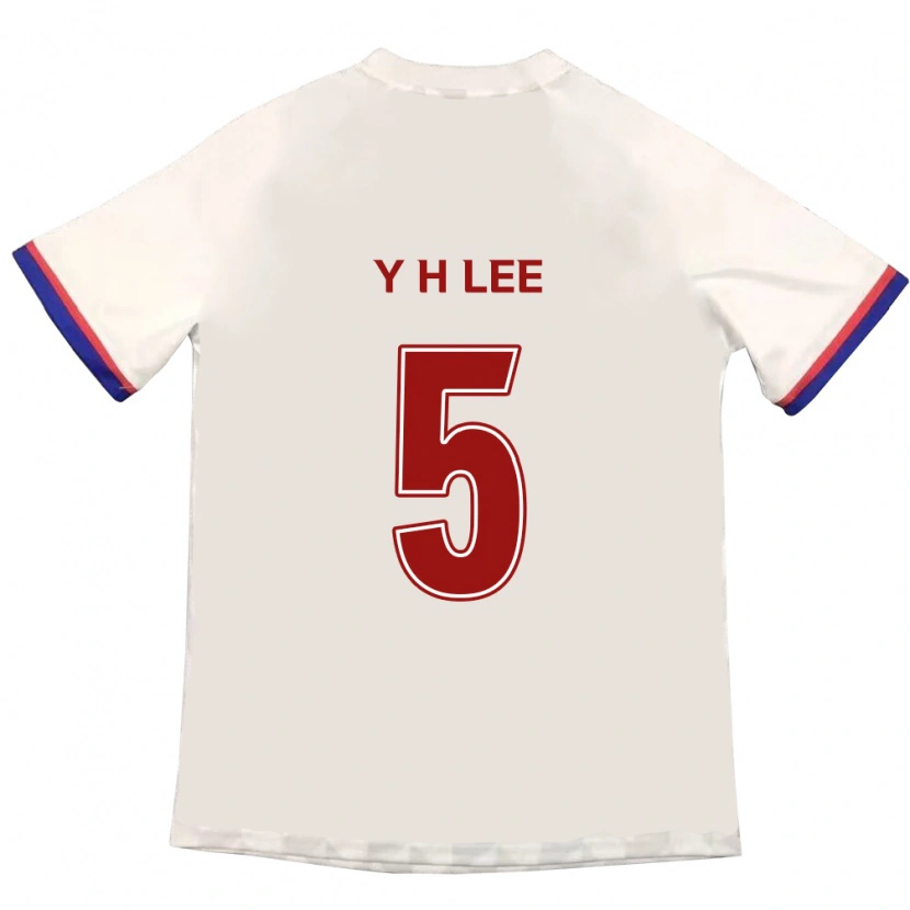 Danxen Kobiety Hyeon-Yong Lee #5 Królewski Niebieski Czerwony Wyjazdowa Koszulka 2025/26 Koszulki Klubowe