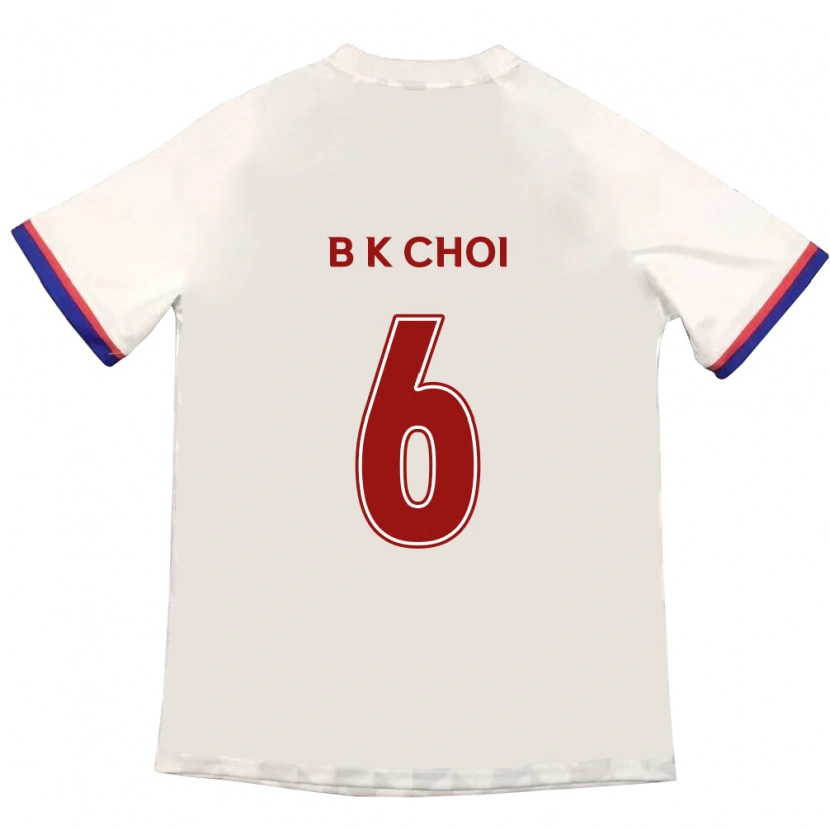 Danxen Kobiety Kyu-Baek Choi #6 Królewski Niebieski Czerwony Wyjazdowa Koszulka 2025/26 Koszulki Klubowe