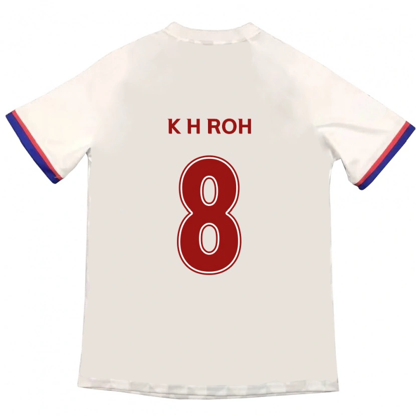 Danxen Kobiety Kyung-Ho Roh #8 Królewski Niebieski Czerwony Wyjazdowa Koszulka 2025/26 Koszulki Klubowe