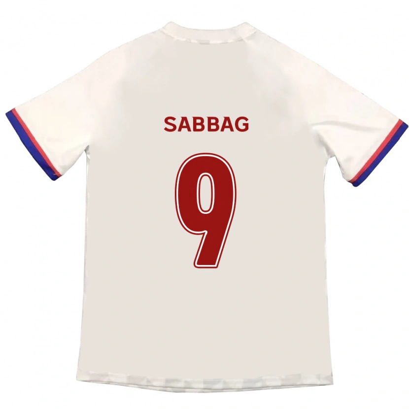 Danxen Kobiety Pablo Sabbag #9 Królewski Niebieski Czerwony Wyjazdowa Koszulka 2025/26 Koszulki Klubowe