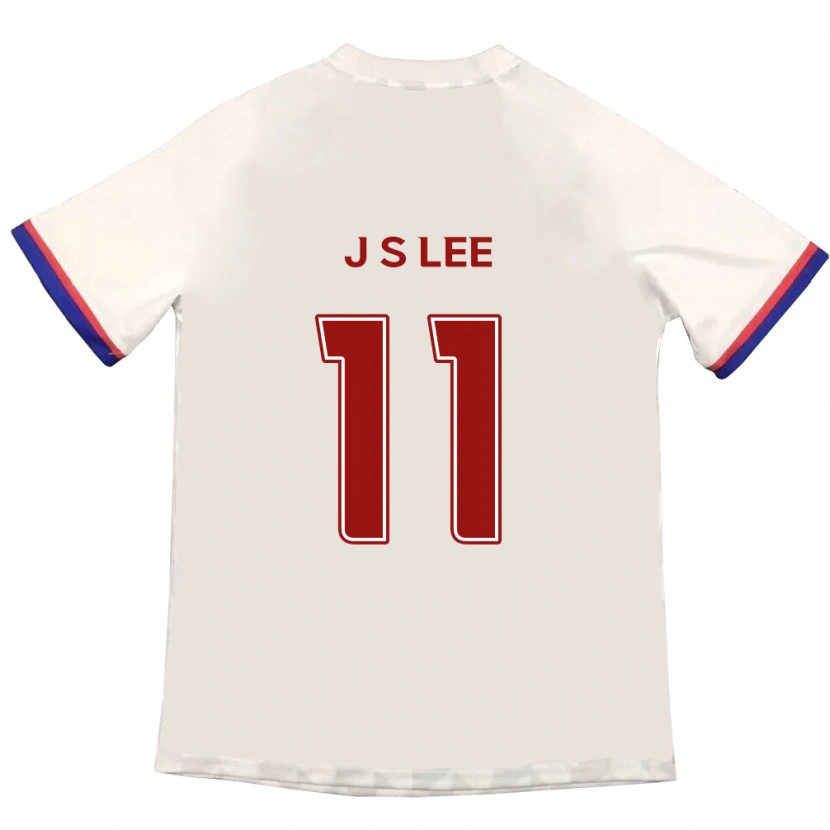 Danxen Kobiety Joon-Suk Lee #11 Królewski Niebieski Czerwony Wyjazdowa Koszulka 2025/26 Koszulki Klubowe