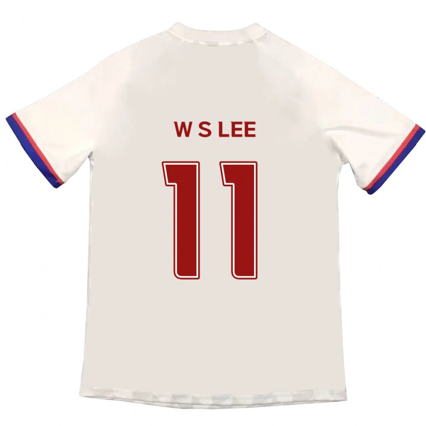 Danxen Kobiety Seung-Woo Lee #11 Królewski Niebieski Czerwony Wyjazdowa Koszulka 2025/26 Koszulki Klubowe